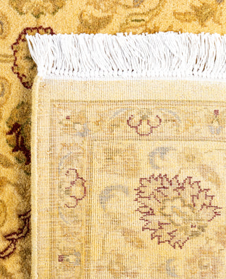 Overdyed Hand-Knotted Wool Modern-Contemporary Yellow Area Rug 4' 8" x 6' 10"