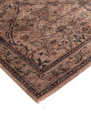 Contemporary Hand Knotted Overdyed Beige Area Rug 2' 7" x 4' 4"