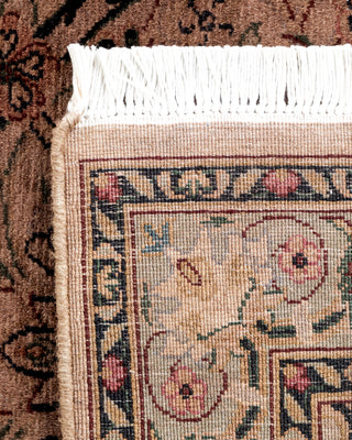 Contemporary Hand Knotted Overdyed Beige Area Rug 2' 7" x 4' 4"