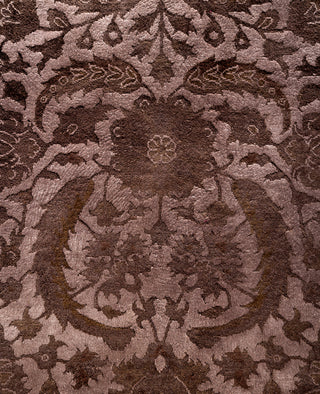 Overdyed One-of-a-Kind Wool Beige Area Rug 9' 3" x 12' 2"