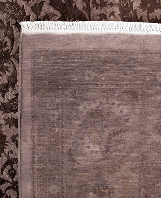 Overdyed One-of-a-Kind Wool Beige Area Rug 9' 3" x 12' 2"