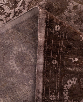 Overdyed One-of-a-Kind Wool Beige Area Rug 9' 3" x 12' 2"