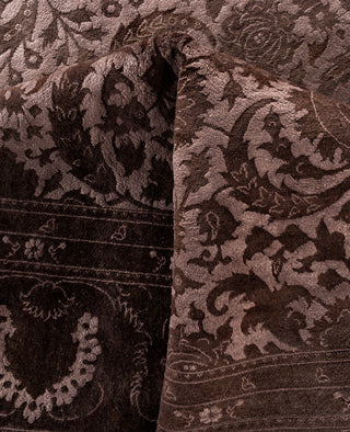 Overdyed One-of-a-Kind Wool Beige Area Rug 9' 3" x 12' 2"