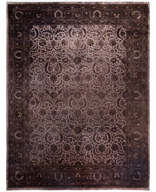 Overdyed One-of-a-Kind Wool Beige Area Rug 9' 3" x 12' 2"
