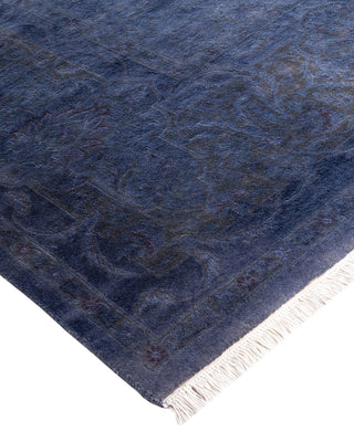 Fine Vibrance, One-of-a-Kind Hand-Knotted Area Rug  - Blue, 9' 2" x 12' 4"
