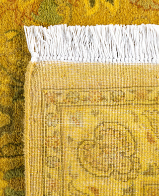 Fine Vibrance, One-of-a-Kind Hand-Knotted Area Rug  - Yellow, 2' 7" x 18' 4"