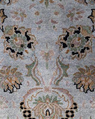 Contemporary Hand-Knotted Overdyed Gray Area Rug 3' 0" x 5' 1"