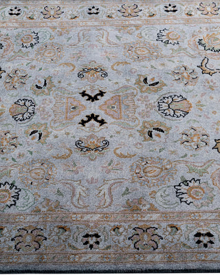 Contemporary Hand-Knotted Overdyed Gray Area Rug 3' 0" x 5' 1"