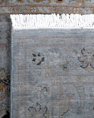 Contemporary Hand-Knotted Overdyed Gray Area Rug 3' 0" x 5' 1"