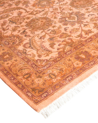 Contemporary Hand-Knotted Overdyed Pink Area Rug 3' 3" x 5' 4"