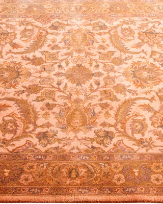 Contemporary Hand-Knotted Overdyed Pink Area Rug 3' 3" x 5' 4"