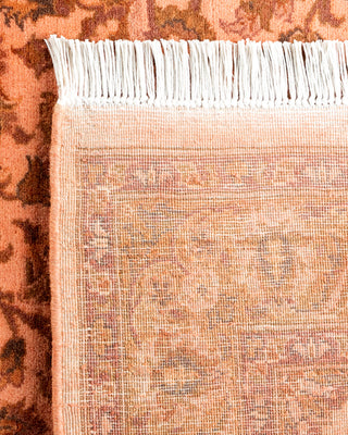Contemporary Hand-Knotted Overdyed Pink Area Rug 3' 3" x 5' 4"