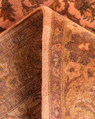 Contemporary Hand-Knotted Overdyed Pink Area Rug 3' 3" x 5' 4"