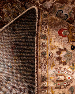 Contemporary Hand Knotted  Brown Area Rug 3' 2" x 5' 5"