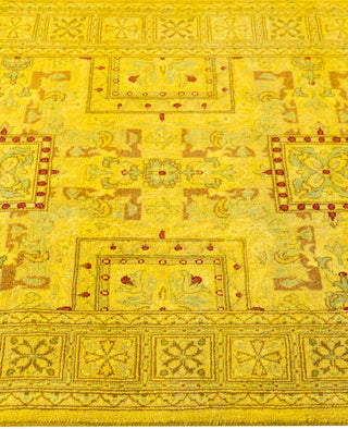 Fine Vibrance, One-of-a-Kind Hand-Knotted Area Rug  - Yellow, 2' 6" x 11' 10"