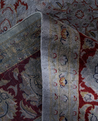 Contemporary Overdyed Wool Hand Knotted Gray Area Rug 8' 1" x 10' 4"