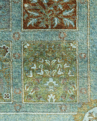 Contemporary Hand Knotted Overdyed Gray Area Rug 4' 0" x 5' 5"