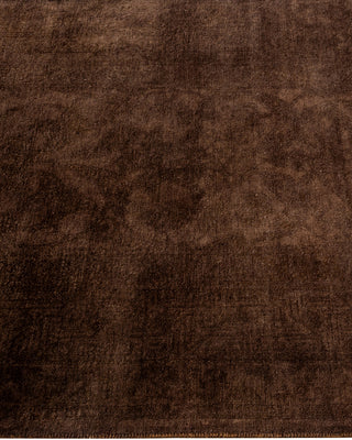 Contemporary Hand Knotted  Brown Area Rug 3' 2" x 5' 4"