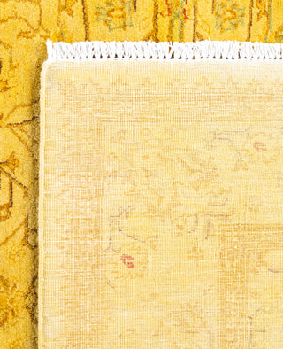 Overdyed One-of-a-Kind Wool Yellow Area Rug 4' 3" x 9' 10"