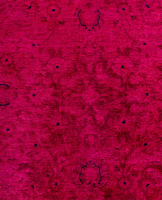 Fine Vibrance, One-of-a-Kind Hand-Knotted Area Rug  - Pink, 6' 1" x 9' 4"