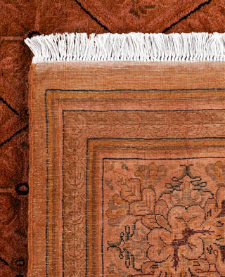 Contemporary Overdyed Wool Hand Knotted Brown Area Rug 8' 2" x 10' 1"