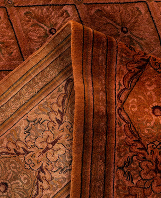 Contemporary Overdyed Wool Hand Knotted Brown Area Rug 8' 2" x 10' 1"