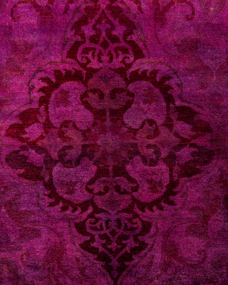 Overdyed Hand-Knotted Pink Area Rug 10' 2" x 13' 8"