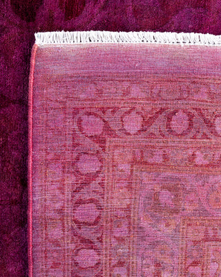 Overdyed Hand-Knotted Pink Area Rug 10' 2" x 13' 8"