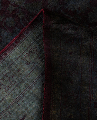 Overdyed One-of-a-Kind Wool Gray Area Rug 9' 3" x 17' 9"