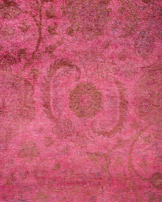 Fine Vibrance, One-of-a-Kind Hand-Knotted Area Rug  - Pink, 9' 2" x 9' 5"