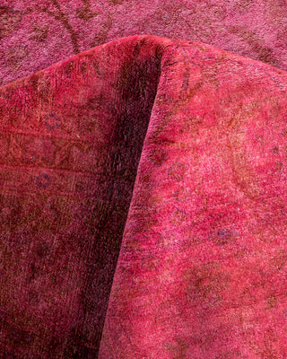 Fine Vibrance, One-of-a-Kind Hand-Knotted Area Rug  - Pink, 9' 2" x 9' 5"