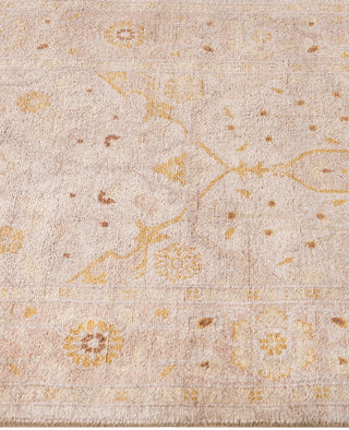 Overdyed One-of-a-Kind Wool Beige Runner 2' 6" x 12' 1"