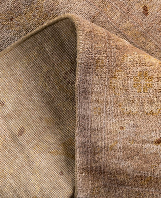 Overdyed One-of-a-Kind Wool Beige Runner 2' 6" x 12' 1"