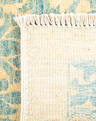 Modern - Contemporary Hand Knotted Ivory Area Rug 6' 0" x 8' 10"