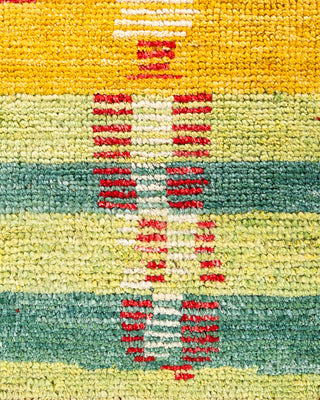 Contemporary Hand-Knotted Modern Abstract Multi Area Rug 8' 2" x 10' 1"
