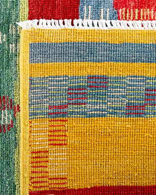 Contemporary Hand-Knotted Modern Abstract Multi Area Rug 8' 2" x 10' 1"