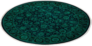 Fine Vibrance, One-of-a-Kind Hand-Knotted Area Rug - Purple, 6' 1" x 6' 1" - Solo Rugs