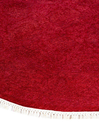 Fine Vibrance, One-of-a-Kind Hand-Knotted Area Rug - Pink, 5' 1" x 5' 1" - Solo Rugs