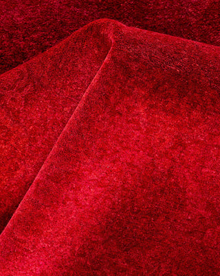 Fine Vibrance, One-of-a-Kind Hand-Knotted Area Rug - Pink, 5' 1" x 5' 1" - Solo Rugs