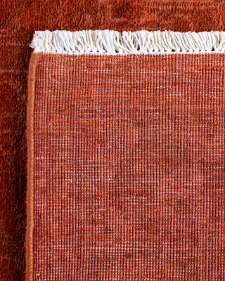 Contemporary Hand-Knotted Overdyed Pink Runner 2' 7" x 20' 10"