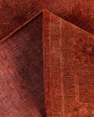 Contemporary Hand-Knotted Overdyed Pink Runner 2' 7" x 20' 10"