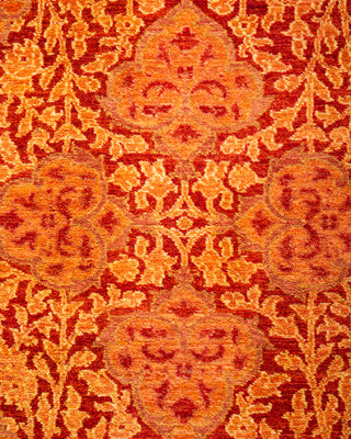 Traditional Hand Knotted Orange Runner 2' 6" x 7' 3"