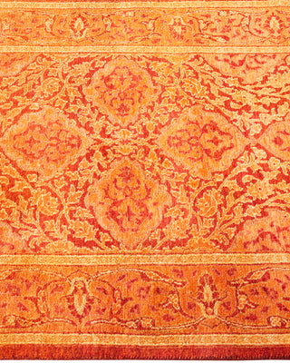 Traditional Hand Knotted Orange Runner 2' 6" x 7' 3"