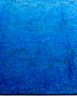 Fine Vibrance, One-of-a-Kind Hand-Knotted Runner Rug  - Blue, 2' 9" x 3' 10"