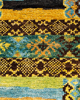 Modern - Contemporary Hand-Knotted Multi Area Rug 4' 5" x 6' 2"