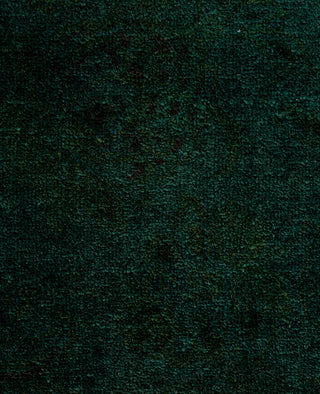 Contemporary Overdyed Wool Hand Knotted Green Area Rug 8' 2" x 10' 0"
