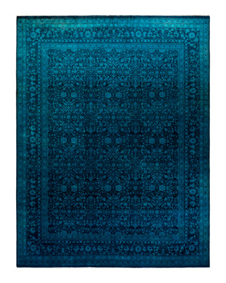 Modern Fine Vibrance Blue Area Rug 8' 1" x 10' 6"