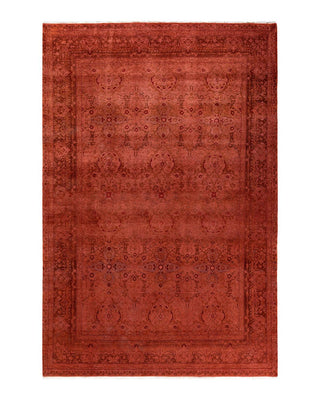 Fine Vibrance, One-of-a-Kind Hand-Knotted Area Rug - Pink, 6' 3" x 9' 3" - Solo Rugs