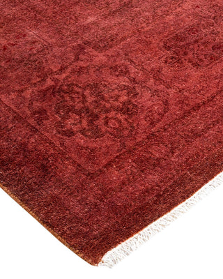 Fine Vibrance, One-of-a-Kind Hand-Knotted Area Rug - Pink, 6' 3" x 9' 3" - Solo Rugs
