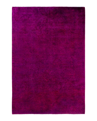 Fine Vibrance, One-of-a-Kind Hand-Knotted Area Rug  - Pink, 6' 2" x 9' 2"